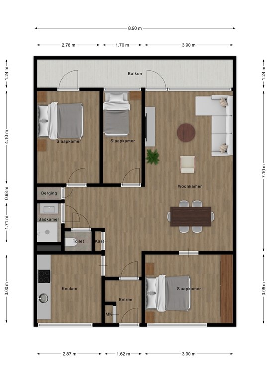 mediumsize floorplan